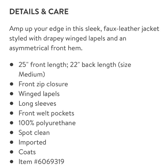 BB DAKOTA Faux Leather Jacket - Picture 5 of 5